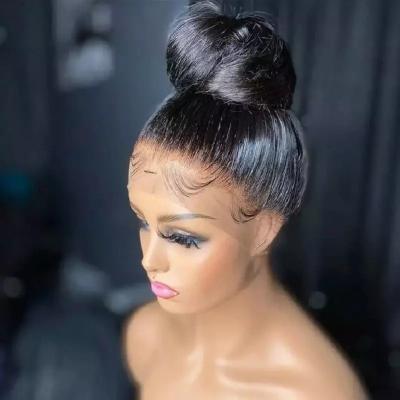 China Yaki 360 Lace Wig Glueless Transparent Swiss Lace Frontal Wig Vendors 13x4 HD Bone Straight Wig Hair Wigs For Black Women for sale