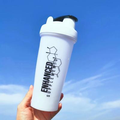 China 600 ml Sustainable BPA Free Custom Plastic Shaker Bottle OEM Customized Water Bottle for sale