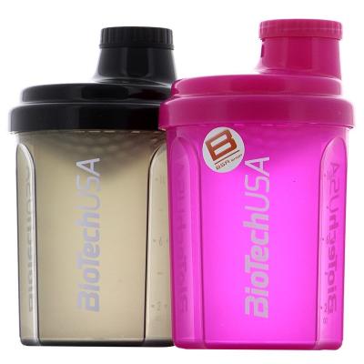 China Viable Wholesale Logo 300ml Plastic Shaker Bottle Custom Protein Shaker Bottle With Strainer for sale