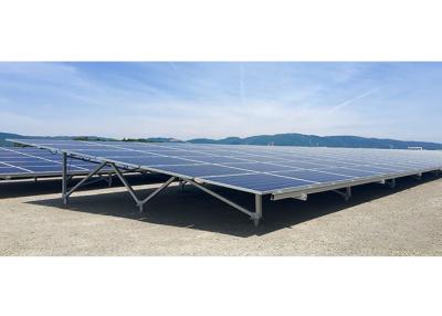 Chine Système solaire Bifacial des panneaux solaires DIN1055 d'Alluminum de bride de rail à vendre
