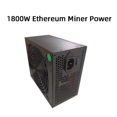 Chine version silencieuse d'alimentation d'énergie de mineur de 1800W Ethereum GPU avec la fan de 14cm à vendre