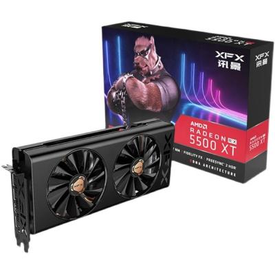 Chine Nouvelles cartes graphiques de best-seller rapides de jeu des cartes graphiques rx5500xt 8g du radeon XFX RX5500xt de gpu de la livraison à vendre