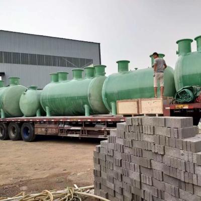 China Anpassung an FRP-Glasfaserverstärkte Polyester-Septiktanks Abwasserbehandlung zu verkaufen