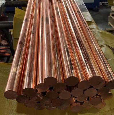 China C38000 C3604 C1100 99.99% Malleable Copper Round Bar 5.0mm-500mm 1/2Hard Hardness For Busbar for sale