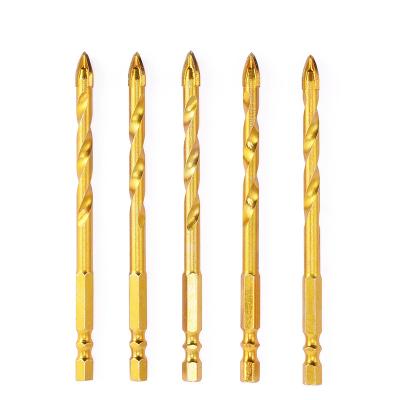 China Other Most Popular Carbide Drill Bit With Ceramic Hex Shank And Long Twist Cross Drill for sale