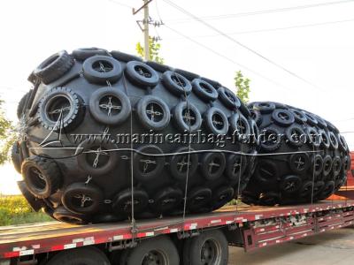 China Sling Type Yokohama Type Rubber Pneumatic Fender For Docks for sale