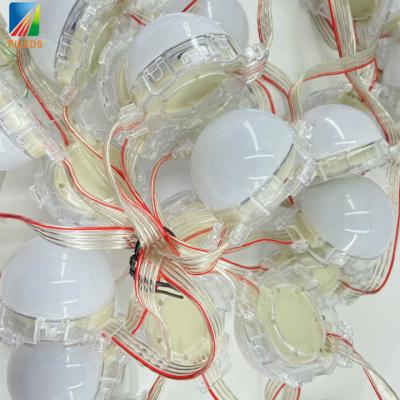 Κίνα Στρογγυλό 50mm Flat Led Pixel UCS1903 1.68w SMD 5054 RGB Led Point Light Διασκεδαστικές αποκλίσεις με γαλακτόλευκο εξωτερικό κάλυμμα PC προς πώληση