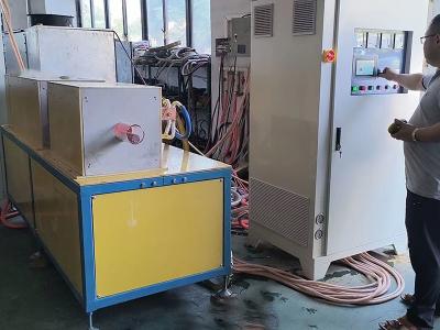 China Fully automatic loading IGBT induction forging machine in Industrial Processing for sale