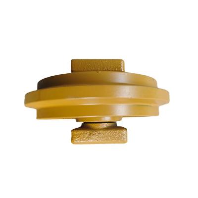 China Mini Excavator Front Idler SANY 16 Excavator Track Idler Wheel Steel Material for sale