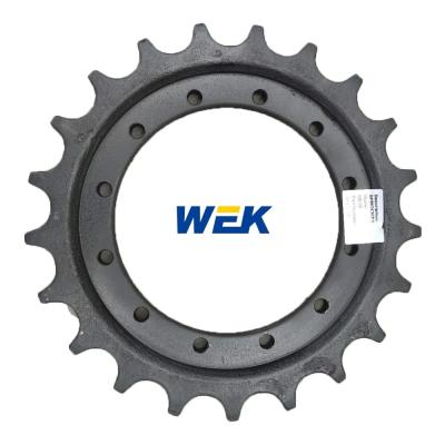 China Precision Premium Ex30 Excavator Sprocket Black For Mini Excavator for sale