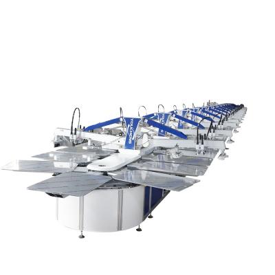China Fast Speed High Precision Oval Automatic Screen Printing Machine For Garment Factory for sale