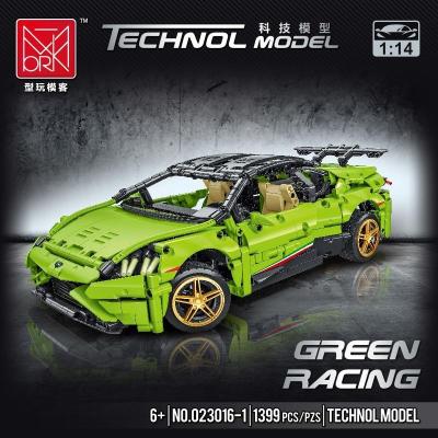 China Super Educational Expert Toy Mork Famous Racing Car 023016-1 Building Blocks Speed Vehicle Model Bricks Assembly Toys For Boys Birthday Gifts for sale