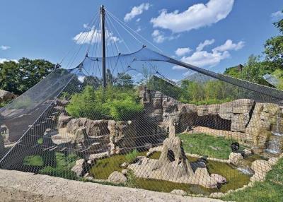 China Hand Woven Stainless Steel Zoo Animal Enclosure Flexible SGS Certified for sale