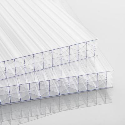 China Poly Carbonate Roof Frosted Polycarbonate Sheet Twin Wall Hollow Polycarbonate Sheet Roof Sheets for Greenhouse for sale