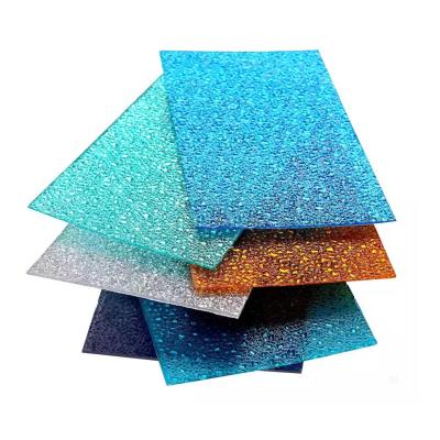 China Colored Polycarbonate Roofing Panels 2mm-10mm Polycarbonate Sun Sheet For Outdoor Park for sale