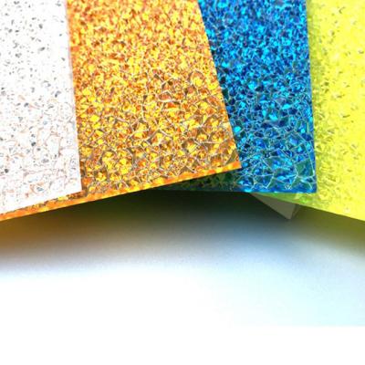 China Custom Polycarbonate Diamond Sheet , Decorative Polycarbonate Sheet 2mm-18mm for sale