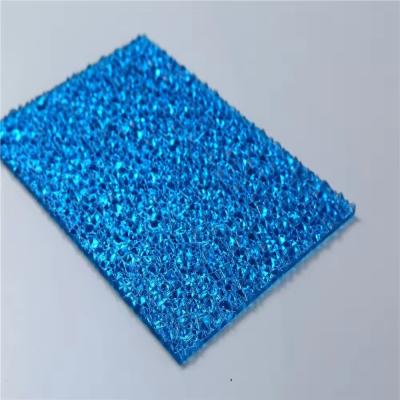 China OEM Outdoor Parks Clear Plastic Wall Panels Embossed Solid Polycarbonate Sheet for sale