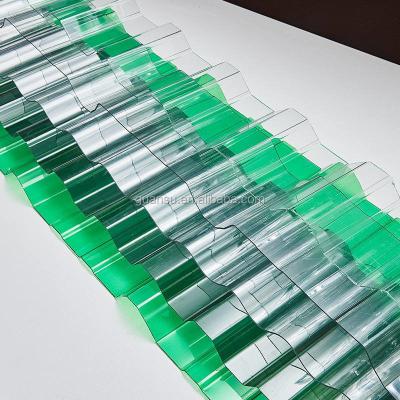 China Polycarbonate PC Plastic Corrugated Roof Sheet Customized For House for sale