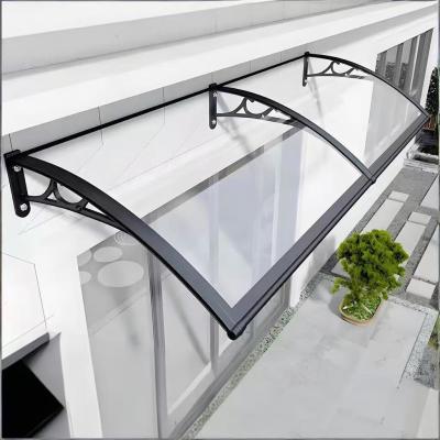 China Waterproof Polycarbonate Canopy Awning Anti UV Polycarbonate Sheet Awning for sale