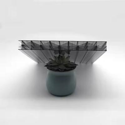 China Transparent Eco Friendly Clear Polycarbonate Plastic Roof Panels 16mm 18mm 25mm 32mm for sale
