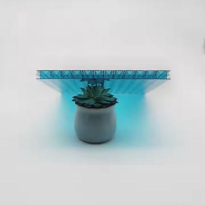 China Four Wall Polycarbonate Sheet 16mm-32mm PC Hollow Sheet For Partition Board for sale