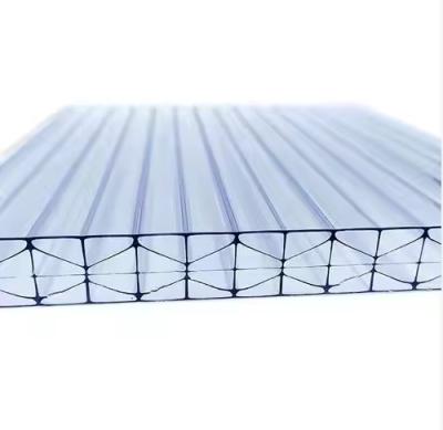 China 20mm 32mm Polycarbonate Roofing Sheets X Structure PC Policarbonato Sheet Multiwall for sale