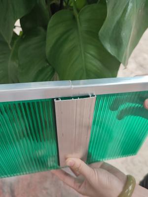 China Customized Aluminum H Profile Waterproof For Polycarbonate Sheet for sale