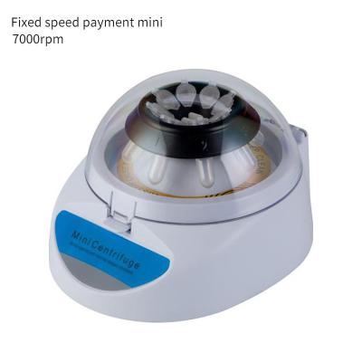 China Small Portable Mini Centrifuge Constant Speed Low Speed PCR Lab Fixed Speed 7000r/min for sale