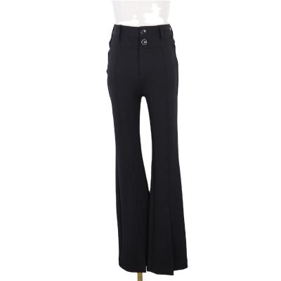 China Plus New Breathable Women's High Waist Split Wide Leg Trousers Women Casual Pants for sale