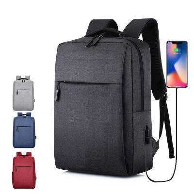 China With OEM Logo Business Oxford Waterproof Traveling USB Laptop Backpack Wholesale Custom Bags For Women Men for sale