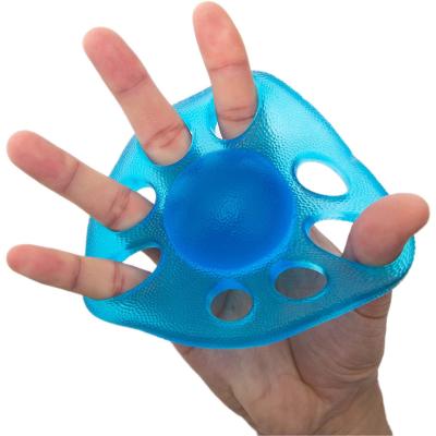 China Cushioned Soft Silicone Hand Finger Grip Strengthener Adjustable Resistance Levels for sale