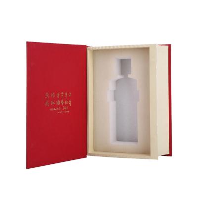 China China Recyclable Custom Luxury Book Shaped Rigid Paper Box Packaging Magnetic Gift Boxes With EVA Foam Insert for sale