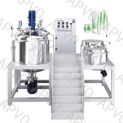 China Fast Speed Agitator Cosmetic Emulsifier Mixer Machine For Making Liquid Soap for sale