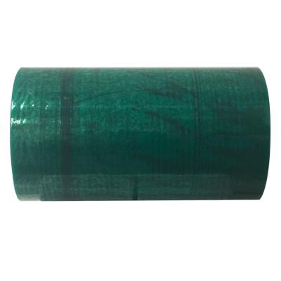 China Transparent Green Vent Masking Tape PE Vent Cover Film With Perforation every 20 cm For Construction for sale