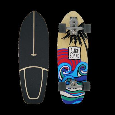 China Youth Factory Direct 29 Inch Land Surfing Skateboard, Russian Maple Deck Surf Board Blanks for sale