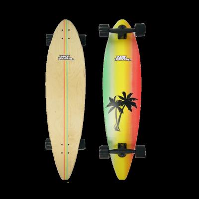 China Hot Selling 41 Inch Pintail Longboard Surfboard,Suitable Adults For Inclined,Dancing And Cruiser Complete Longboard Surfskate for sale
