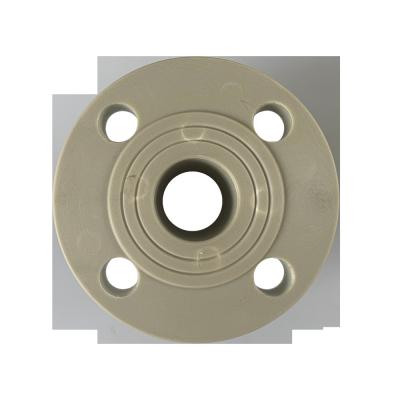 China Harmless Plastic Pipe Flange Alkaline Resistant With Holes ANSI Standard for sale