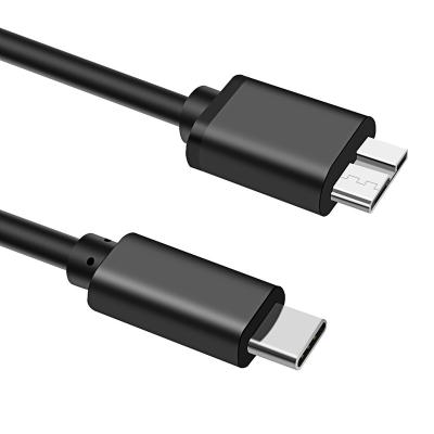 China MP3/MP4 Player Factory Supply Micro USB 3.0 B Hard Disk Mobile Data Cable To Type-C High Speed Transmission Cable for sale
