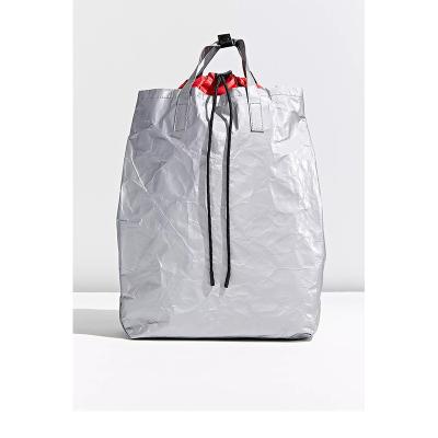 China Customized high quality durable reusable waterproof tyvek drawstring bag sport waterproof dual use backpack for sale