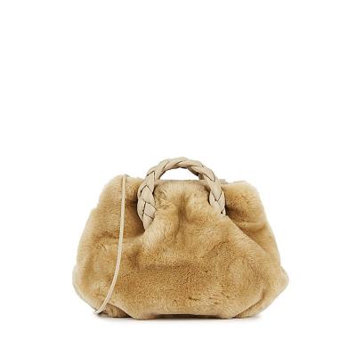 China Daily Life Women's Faux Fur Shoulder Bags Luxury Plush Handbags Bag for sale