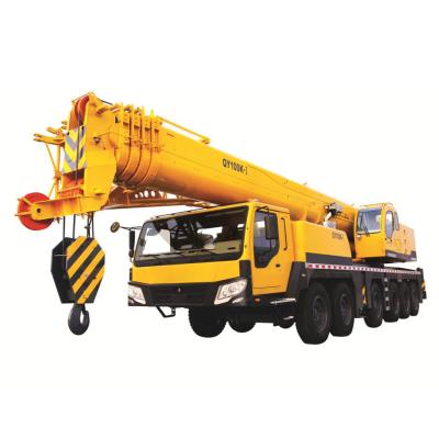 China TRUCK CRANE Heavy Equipment ORIEMAC Truck Crane 100 Ton Used Crane XCT100 Second Hand Truck Crane for sale