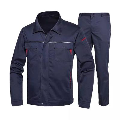 China Breathable High Quality 65/35 Poly/Cotton Workwear Coverall Overall Uniforms Cheap For Operating Clothes Work Suits for sale