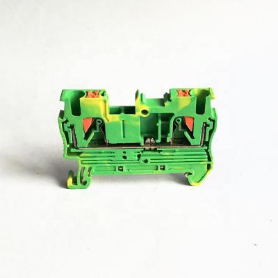 China KEERTE Power New Product PT 2.5-PE Universal Plastic Electrical Terminal Block Ground Earth Connecting Terminals for sale