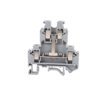 China Power KEERTE UK Series UKK5 Double-Layer Connectors Din Rail Type Terminal Block Terminal Block for sale