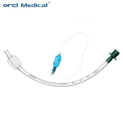 China Transparante versterkte endotracheale buis met spiraalvormige roestvrijstalen draad voor gemakkelijke identificatie Te koop