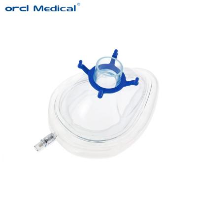 China Chirurgisch wegwerpmiddelen zacht kussens zuurstofmasker voor volwassenen kinderverdoofing baby verdoofingsmasker Productfabrikant Te koop