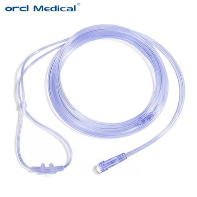 China Clinic Nasal Cannula Tube , Neonate PVC Partial Nasal Oxygen Tube for sale