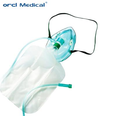 China Comfortable Non Rebreather Oxygen Mask With 1000ml Reservoir Bag for sale