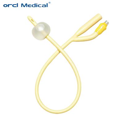 China 6FR 8FR 30FR Cateter de folia de látex médico estéril com balão à venda