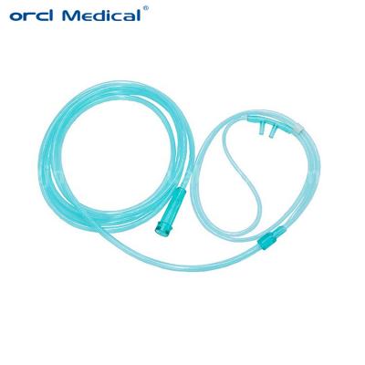 China Comfortable Disposable Nasal Oxygen Cannula With Standard / Soft Prongs for sale